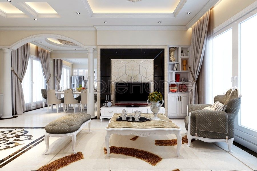 Thiết kế nội thất biệt thự Nhà Bè