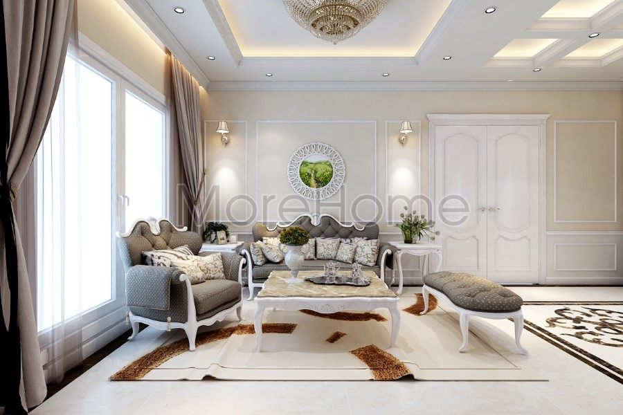 Thiết kế nội thất biệt thự Nhà Bè