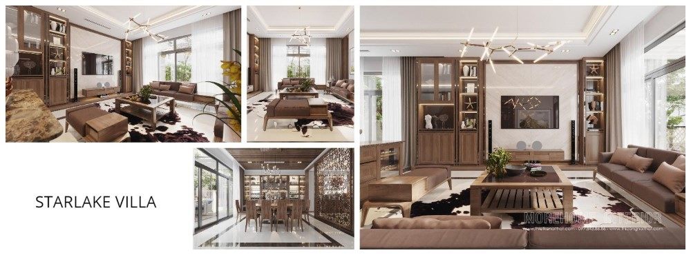 Thiết kế nội thất biệt thự Starlake