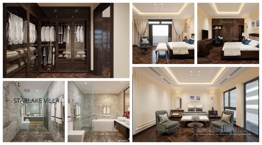 Thiết kế nội thất biệt thự Starlake