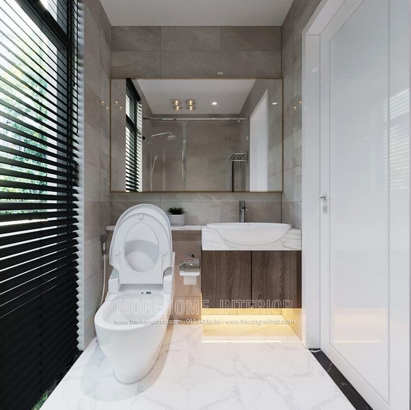Thiết kế phòng tắm nhà vệ sinh biệt thự starlake tây hồ tây hà nội