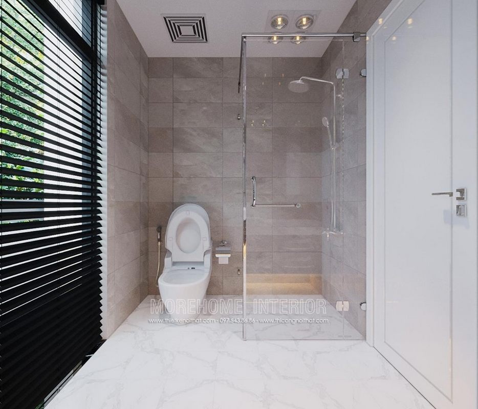 Thiết kế phòng tắm nhà vệ sinh biệt thự starlake tây hồ tây hà nội