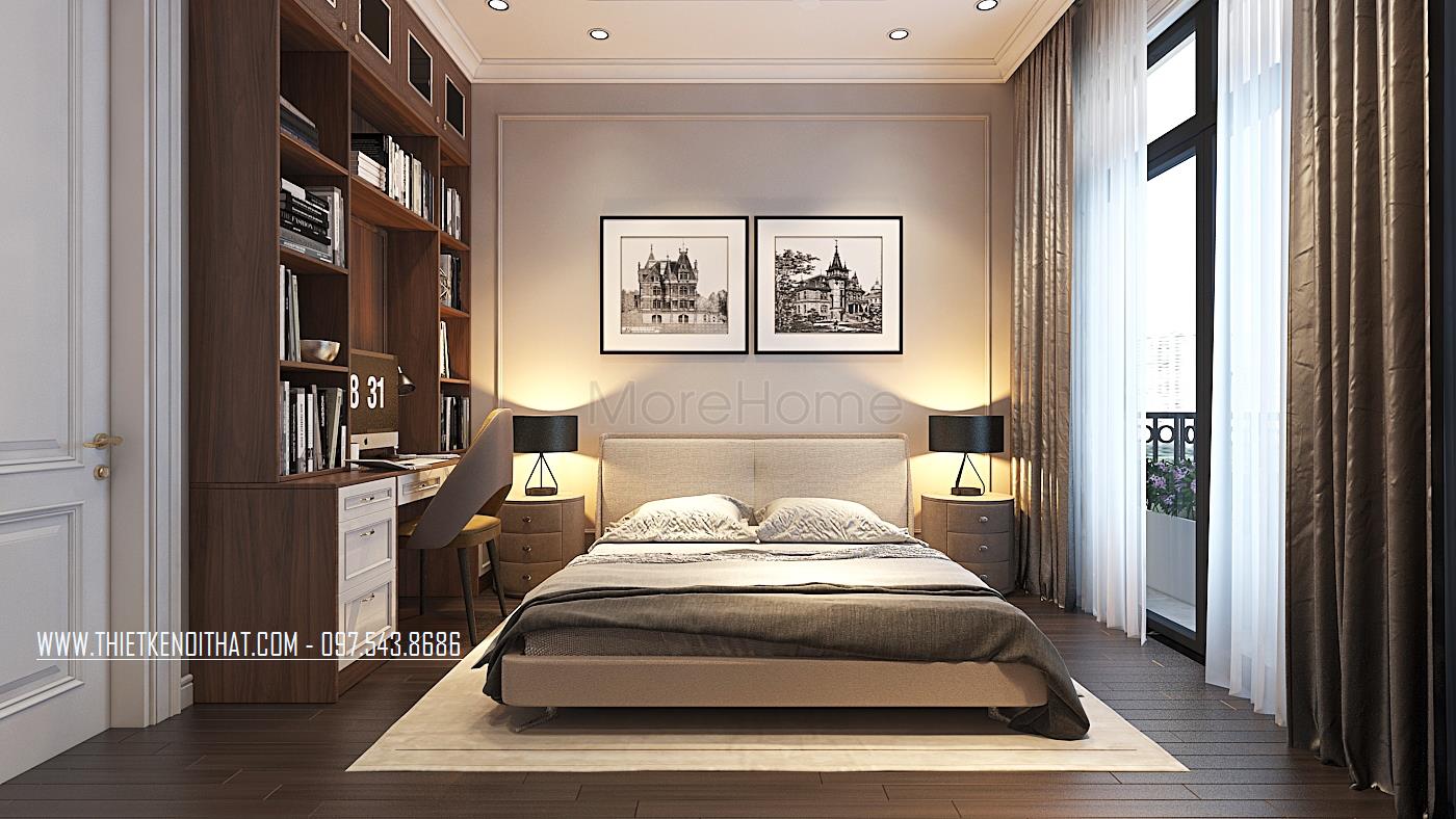 Thiết kế nội thất biệt thự Vinhomes Riverside The Harmony 