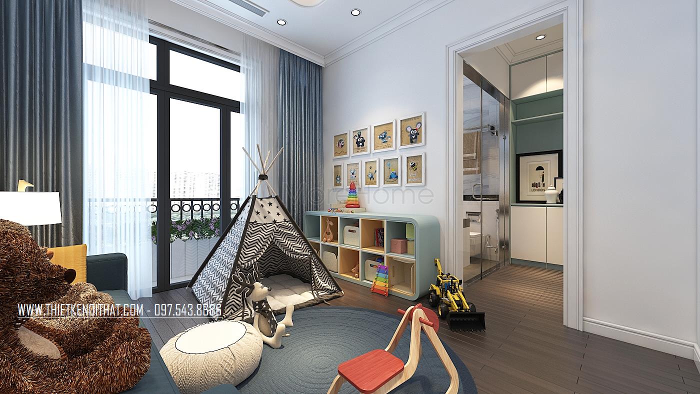 Thiết kế nội thất biệt thự Vinhomes Riverside The Harmony 