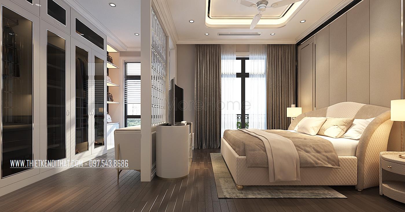 Thiết kế nội thất biệt thự Vinhomes Riverside The Harmony 