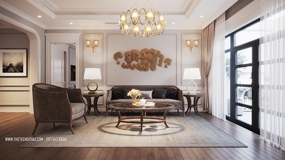 Thiết kế nội thất biệt thự vinhomes gardenia