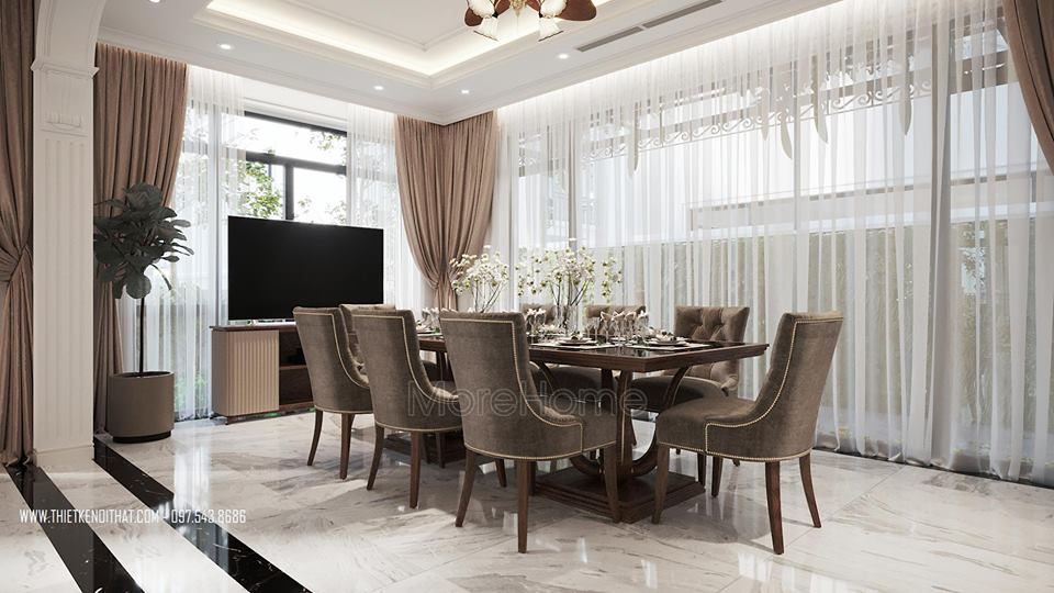 Thiết kế nội thất biệt thự vinhomes gardenia