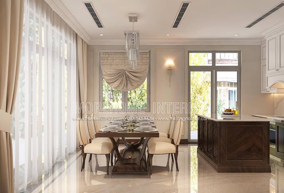 Thiết kế nội thất biệt thự vinhomes the harmony
