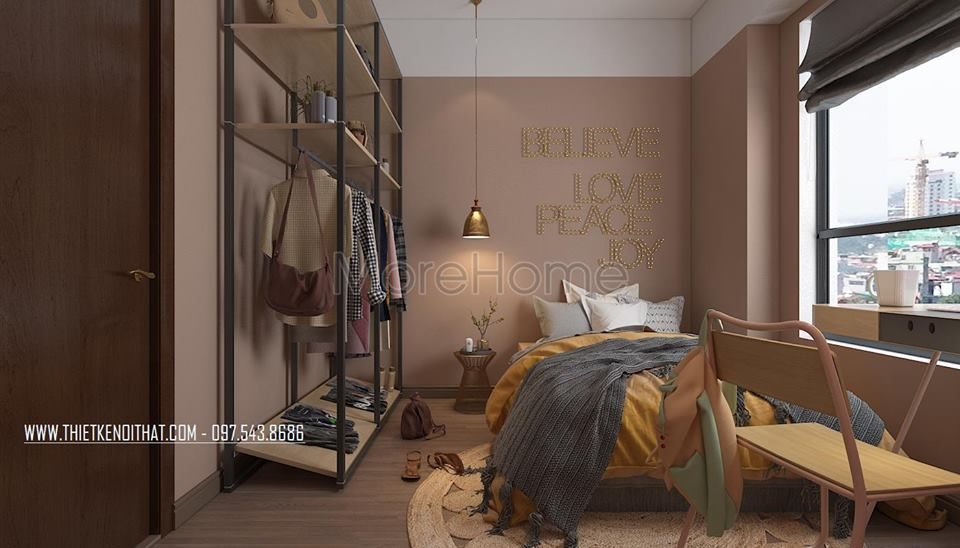 Thiết kế nội thất căn hộ chung cư 789