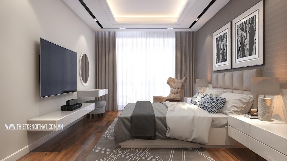 Thiết kế nội thất căn hộ chung cư Mandarin cao cấp