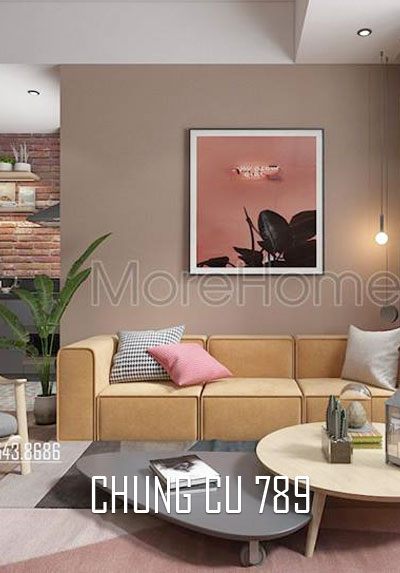 Thiết kế nội thất căn hộ chung cư 789 Hà Nội hiện đại trẻ trung, cá tính