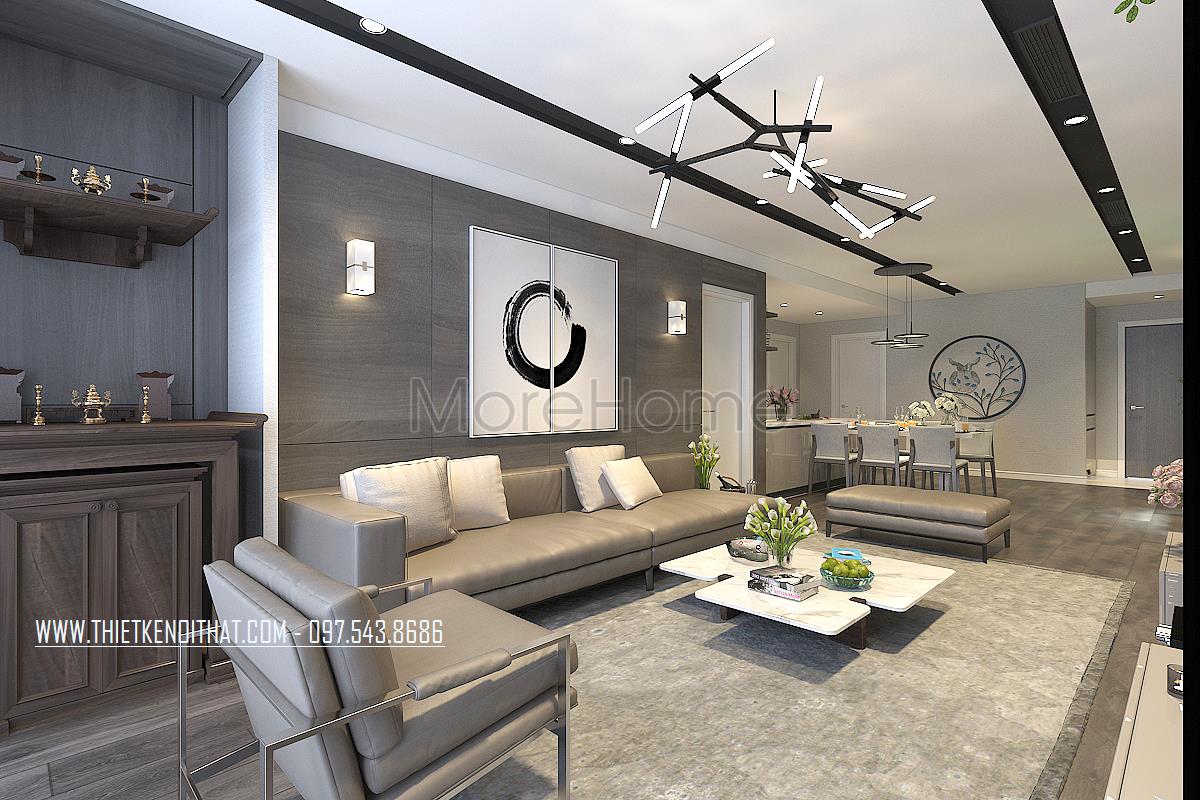 Thiết kế nội thất chung cư Discovery Complex