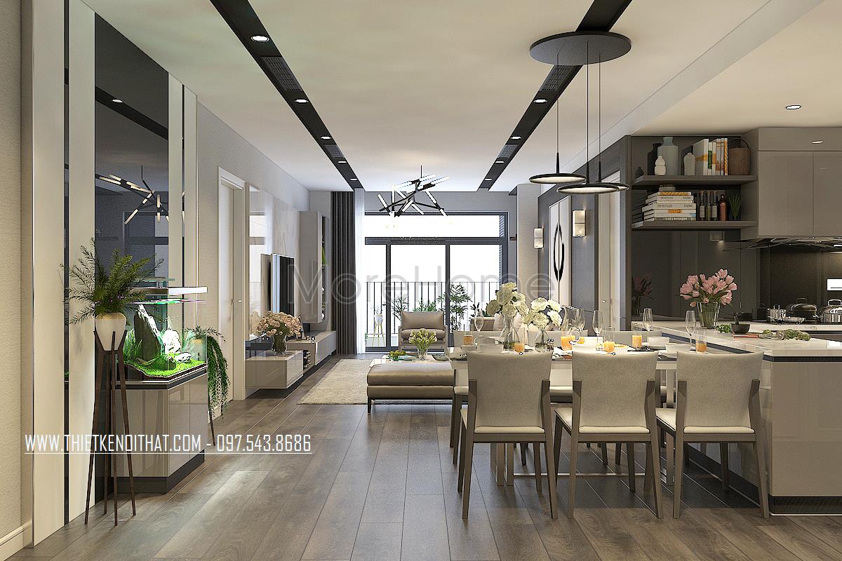 Thiết kế nội thất chung cư Discovery Complex