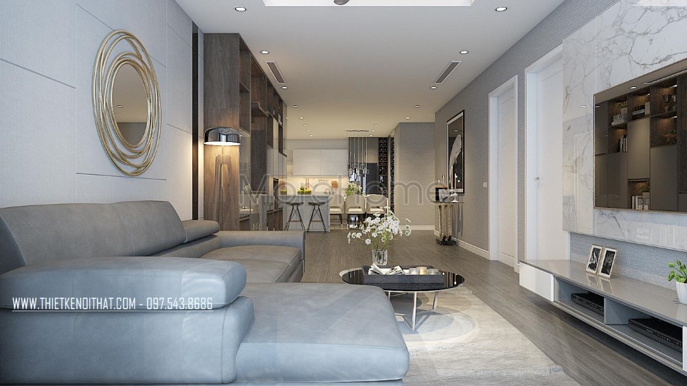 Thiết kế nội thất chung cư Imperia garden 203 Nguyễn Huy Tưởng 