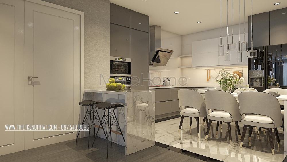 Thiết kế nội thất chung cư Imperia garden 203 Nguyễn Huy Tưởng