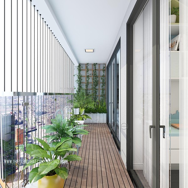 Thiết kế ban công chung cư Imperia garden 203 Nguyễn Huy Tưởng