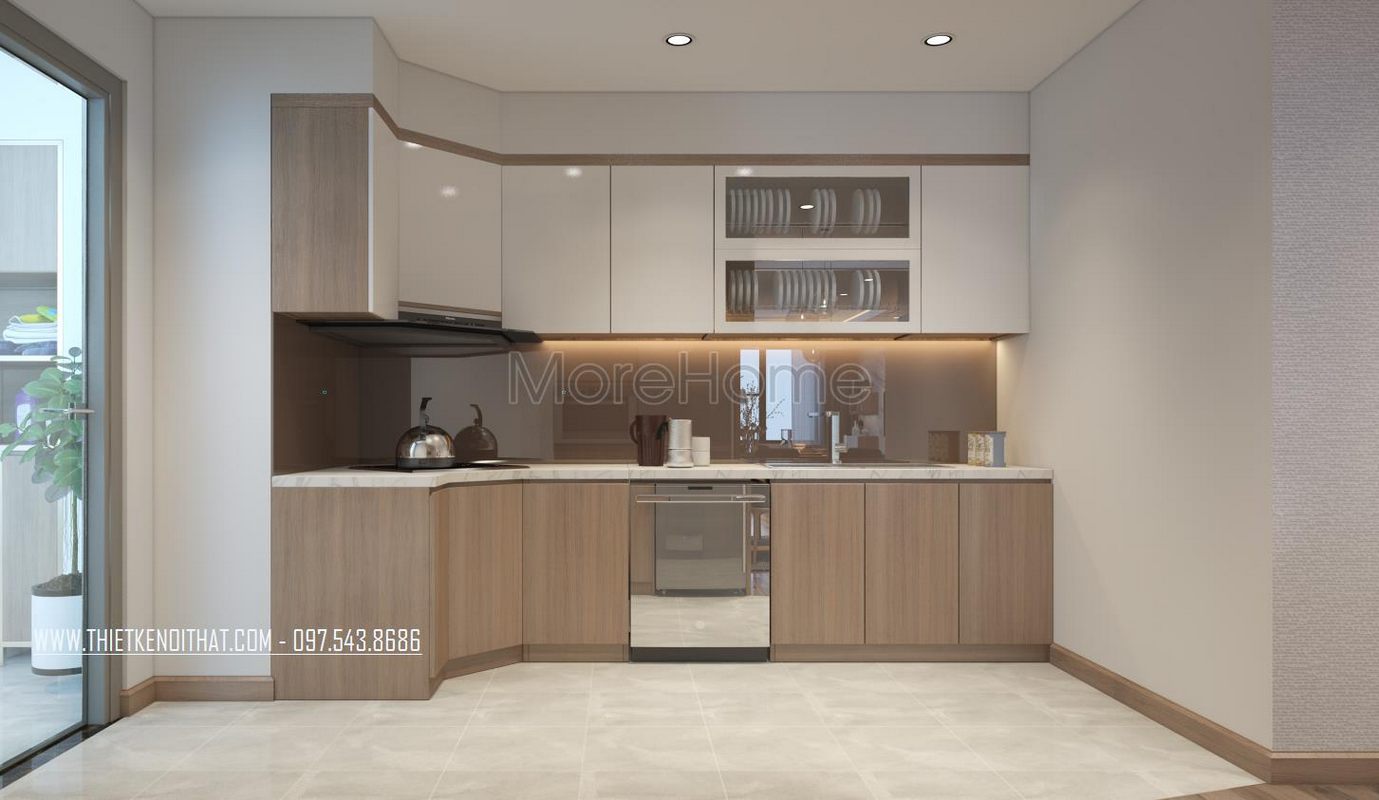 Thiết kế nội thất chung cư Ngoại Giao Đoàn đẹp, hiện đại