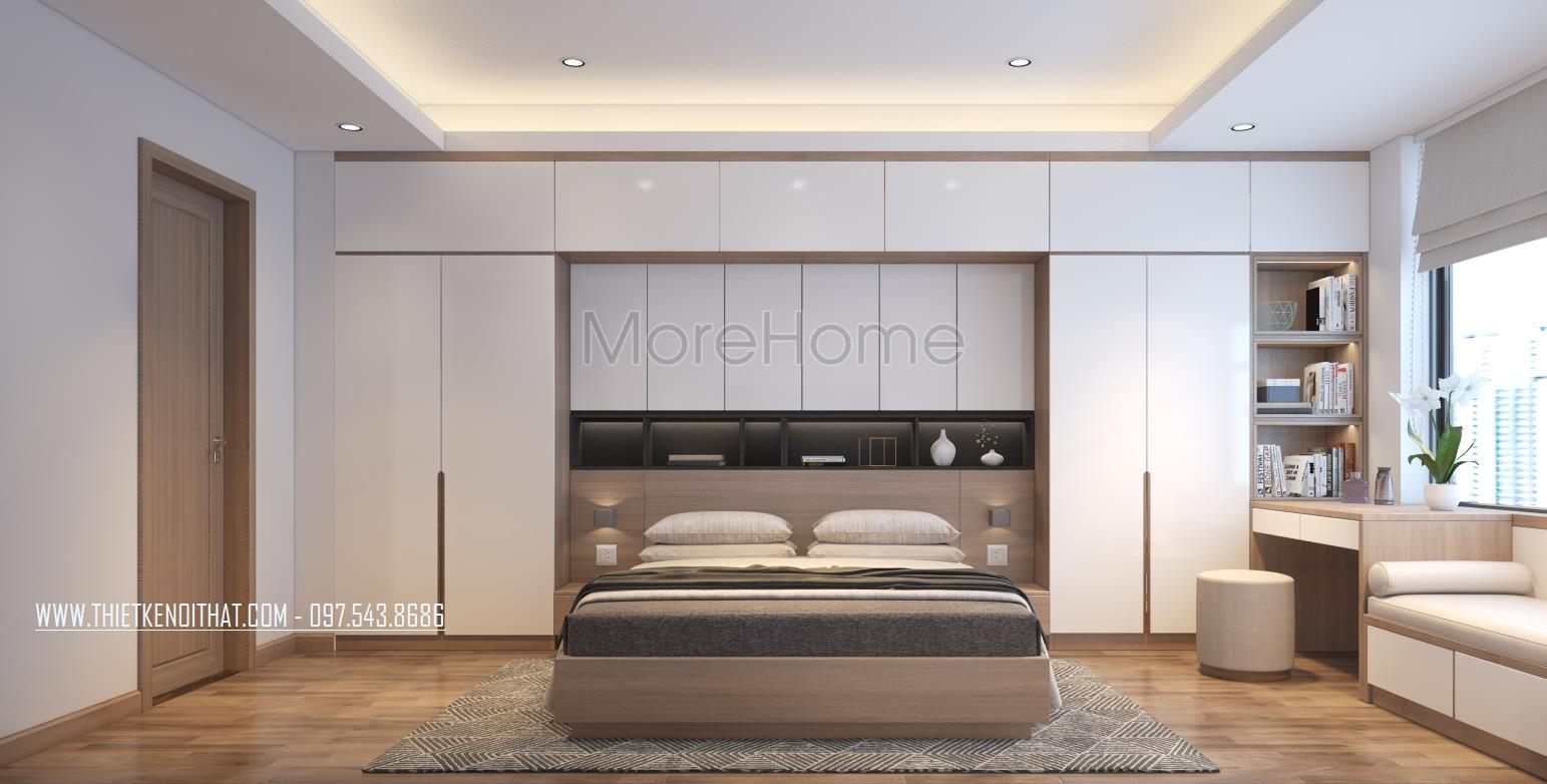 Thiết kế nội thất chung cư Ngoại Giao Đoàn đẹp, hiện đại