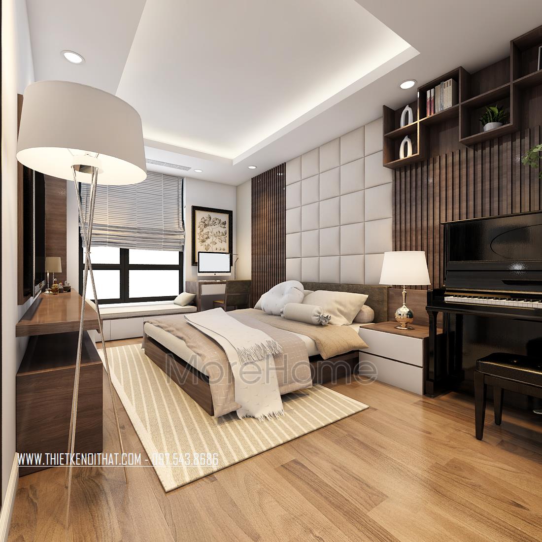 Thiết kế nội thất chung cư Ngoại Giao Đoàn