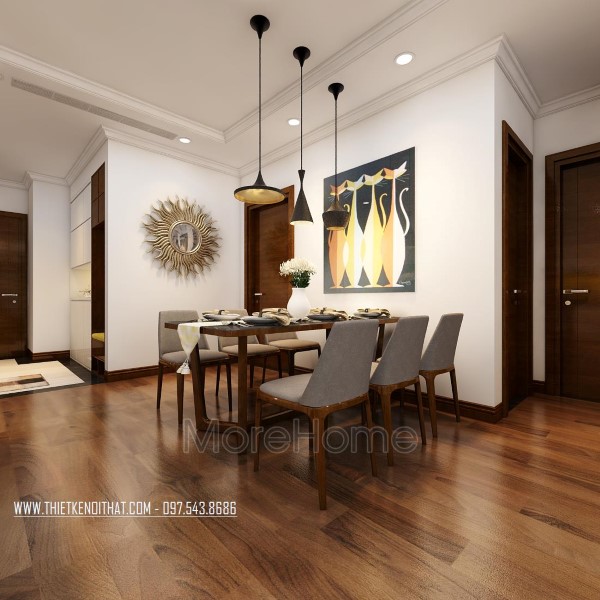 Mẫu thiết kế nội thất căn hộ Park Hill Premium