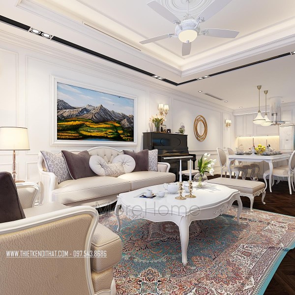 Thiết kế chung cư tân cổ điển cao cấp tại Royal City