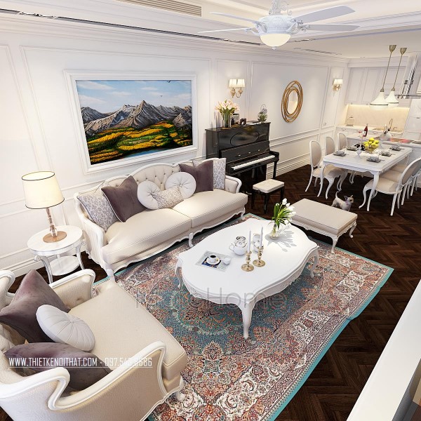 Thiết kế chung cư tân cổ điển cao cấp tại Royal City