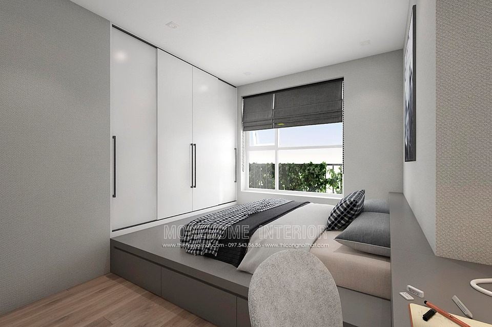 Thiết kế nội thất phòng ngủ chung cư Season Avenue Mỗ Lao Hà Đông
