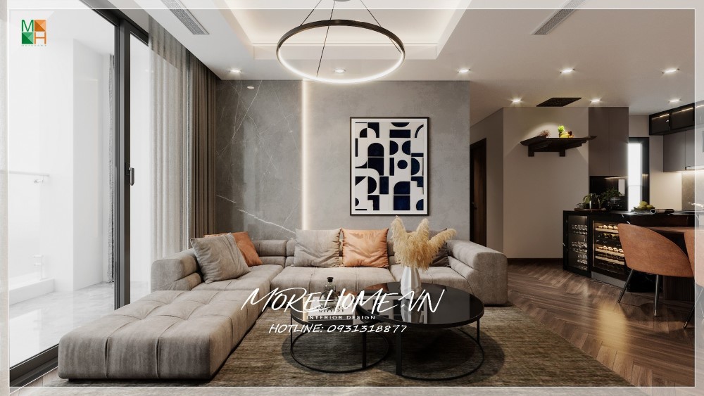 Thiết kế nội thất chung cư Sunshine hiện đại, sang trọng