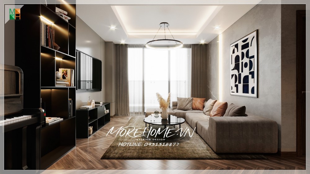 Thiết kế nội thất chung cư Sunshine hiện đại, sang trọng