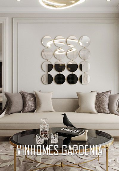 Thiết kế nội thất chung cư Vinhomes Gardenia phong cách đương đại