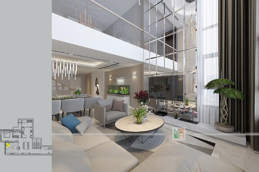 Thiết kế nội thất chung cư duplex Mulberry Lane