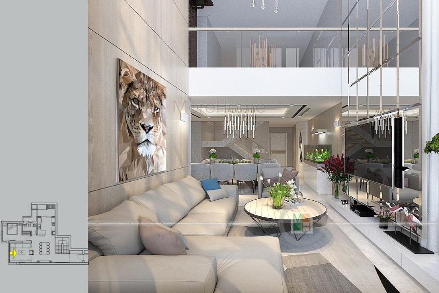 Thiết kế nội thất chung cư duplex Mulberry Lane