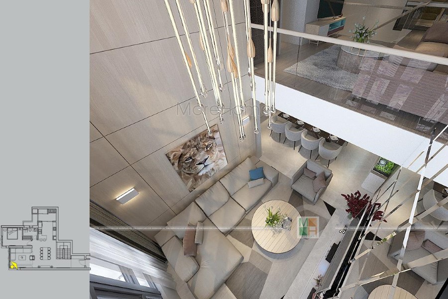 Thiết kế nội thất chung cư duplex Mulberry Lane