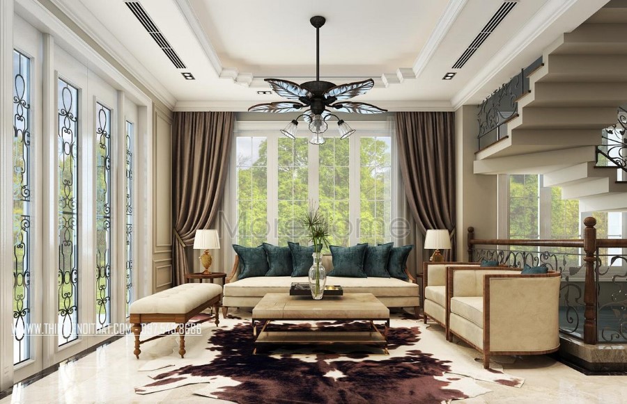 Thiết kế nội thất gỗ óc chó cao cấp