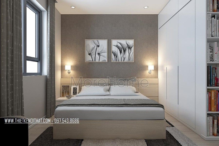 Thiết kế nội thất chung cư Green Star hiện đại