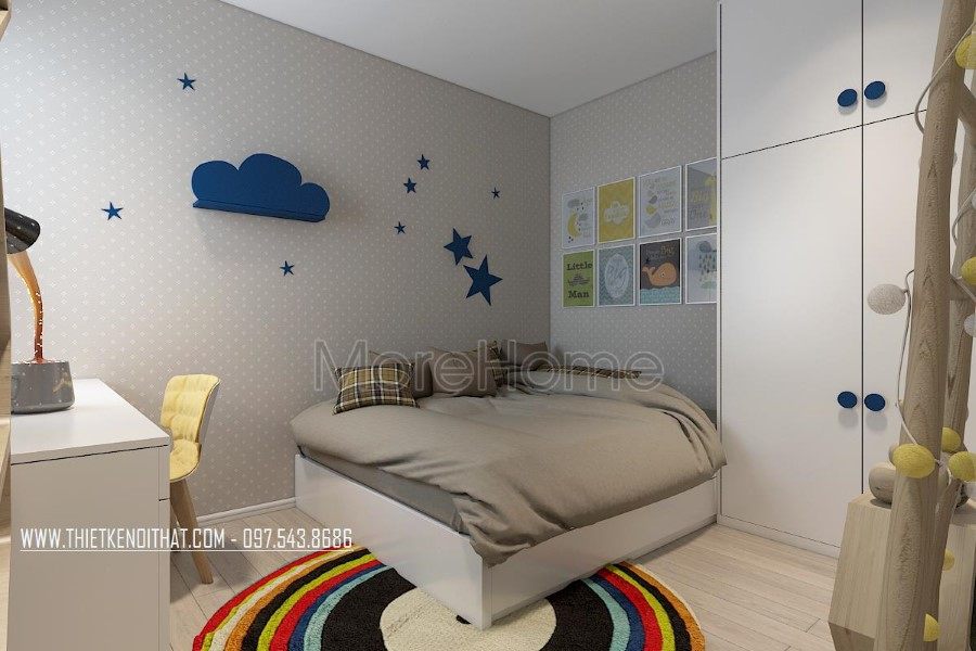 Thiết kế nội thất chung cư Green Star hiện đại