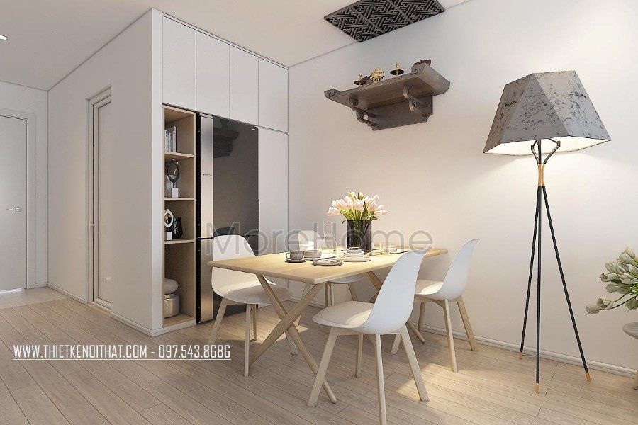 Thiết kế nội thất chung cư Green Star hiện đại