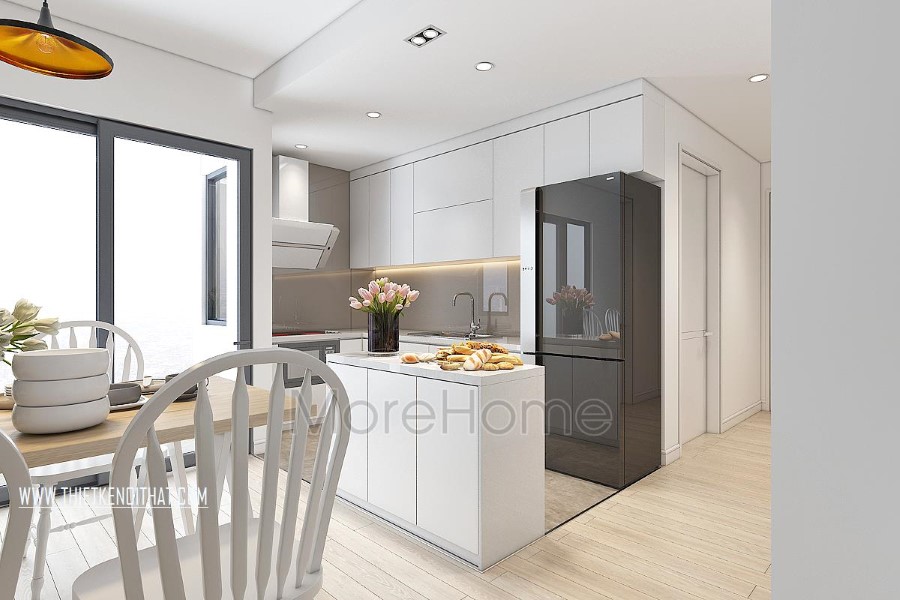 Thiết kế nội thất căn hộ chung cư Home City Trung Kính