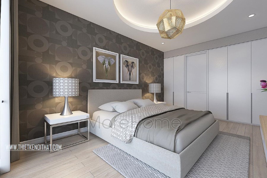 Thiết kế nội thất căn hộ chung cư Home City Trung Kính