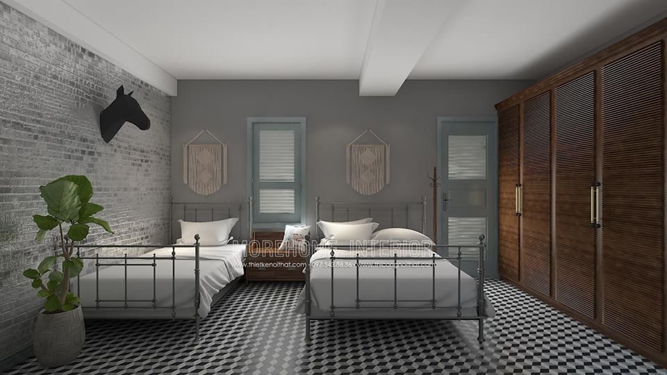 Thiết kế nội thất homestay tôn thất tùng đống đa hà nội