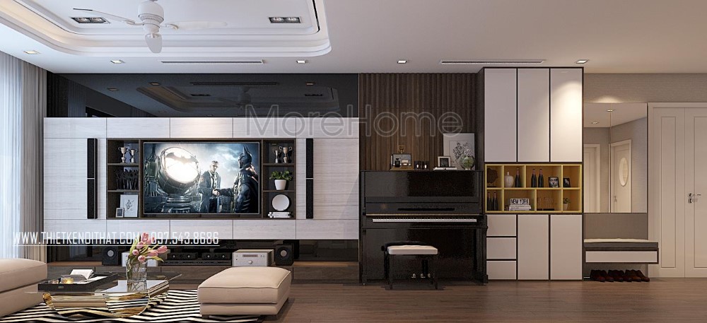 Thiết kế nội thất chung cư hiện đại Imperia Garden