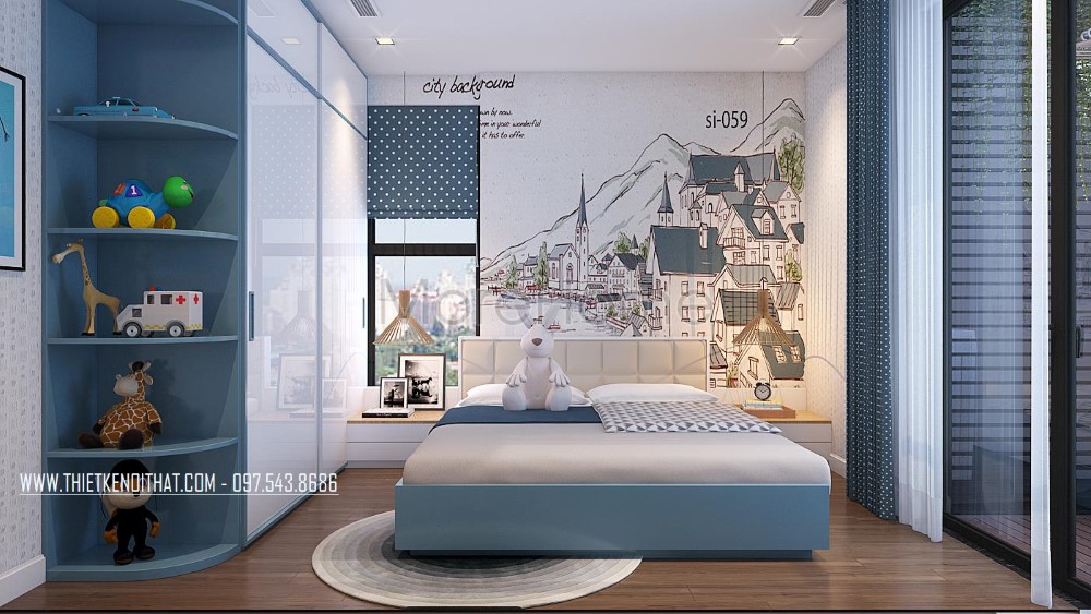 Thiết kế nội thất chung cư hiện đại Imperia Garden - nhà chị Ngọc