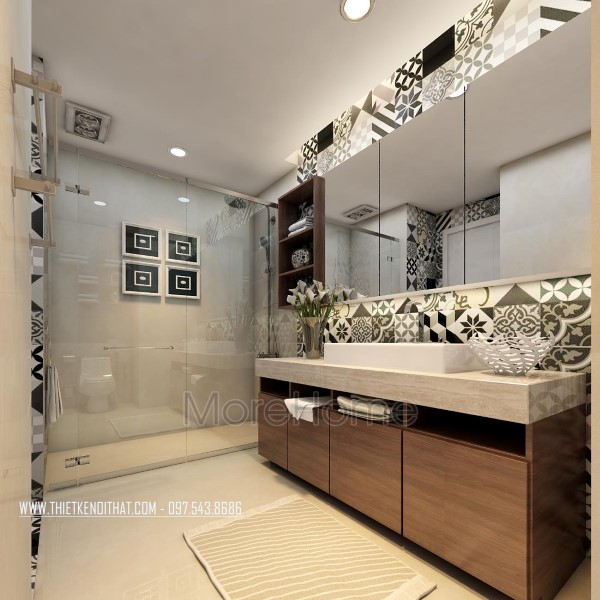 Thiết kế nội thất chung cư Mipec hiện đại