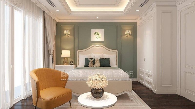 Thiết kế phòng ngủ bé trai nhà liền kề la khê an hưng hà đông