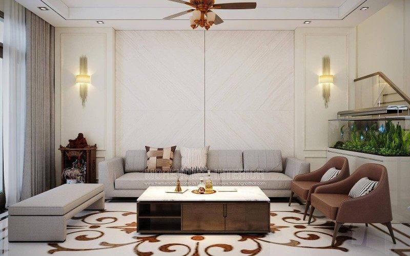 Thiết kế nội thất nhà lô tại quận hồng bàng hải phòng