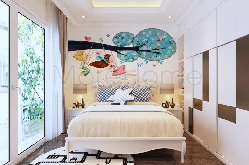 Thiết kế nội thất phòng khách nhà phố quận 9