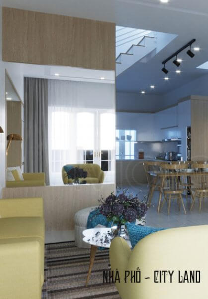 Thiết kế nội thất nhà phố hiện đại, đẹp tại City Land - Gò Vấp Tp.Hcm