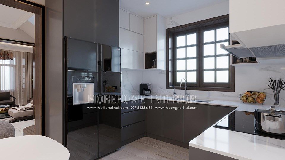 Thiết kế nội thất nhà phố đường Âu Cơ, Hà Nội