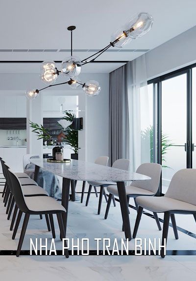 Thiết kế nội thất nhà phố hiện đại, đẹp, sang trọng tại Trần Bình Hà Nội.