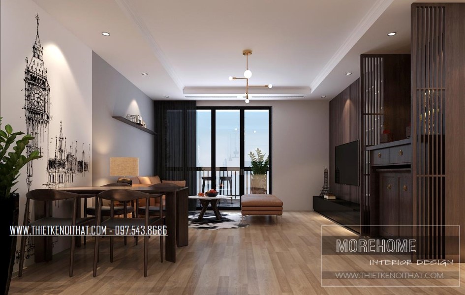 Thiết kế thi công nội thất chung cư Park Hill cao cấp